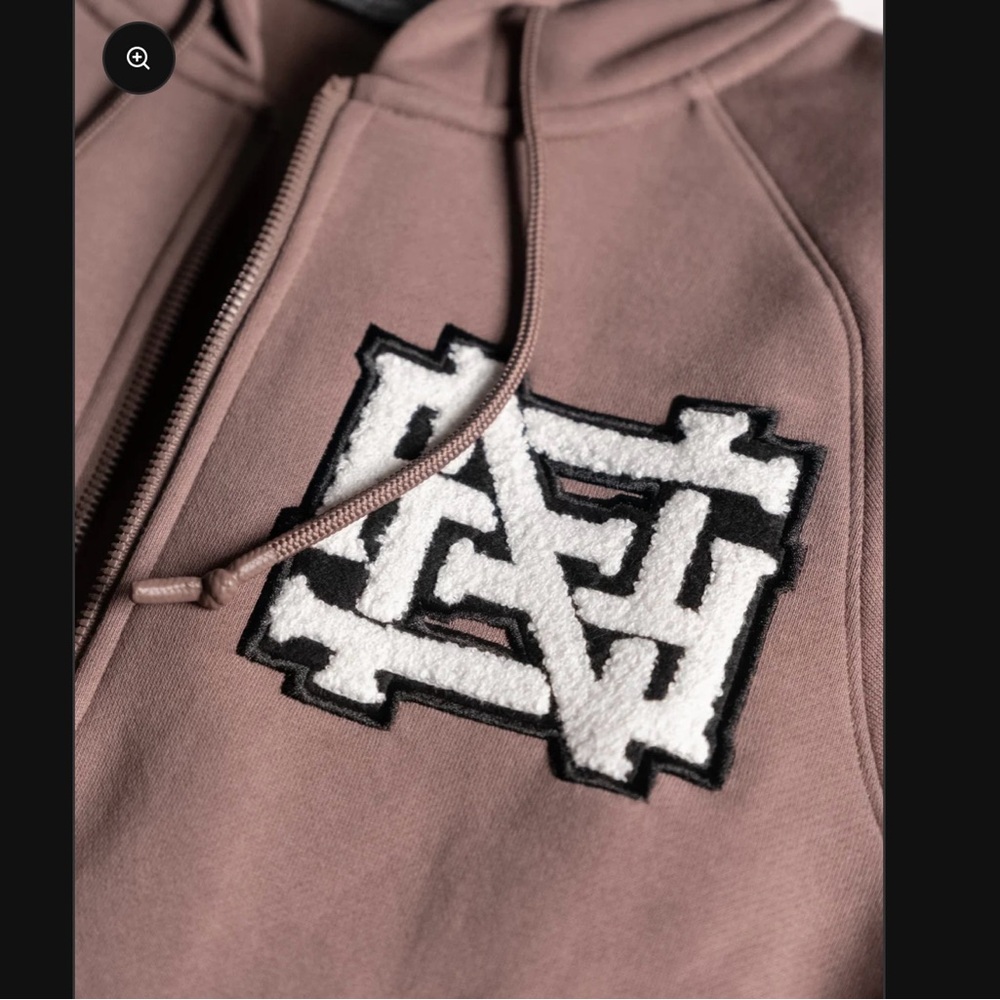 Brown Flag Nor Fail Zip-Up Hoodie - Picture 4 of 7